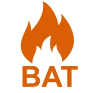 Eine Wissenschaftlerin und ein Wissenschaftler arbeiten hinter einer Glasfassade und mischen Chemikalien mit Großgeräten.